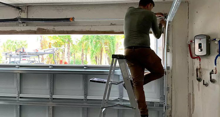 Garage Door Tension Spring Replacement in Sun City Center, FL