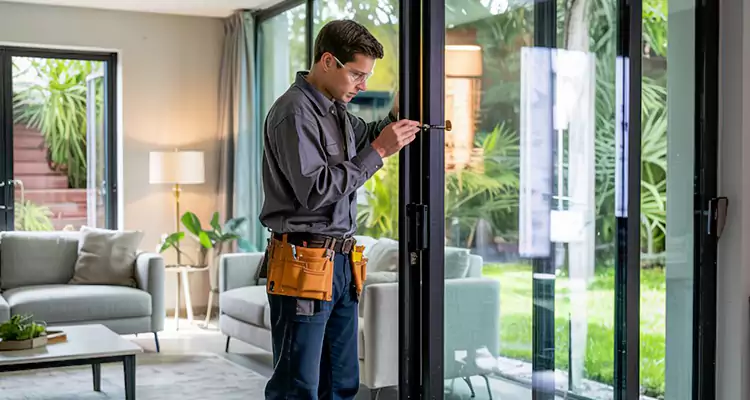 Sliding Door Jamb Lock Repair in Sun City Center, FL