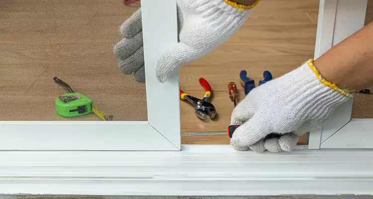 Sliding Glass Door Off Rails Repair in Sun City Center, FL