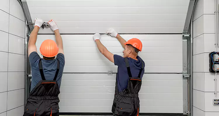 Garage Door Bottom Panel Repair in Sun City Center, FL