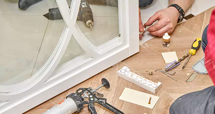 Interior Patio Door Casing Repair in Sun City Center, FL