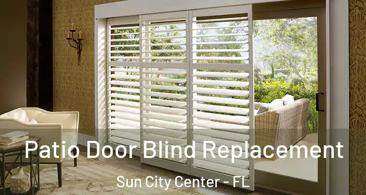  Patio Door Blind Replacement Sun City Center - FL
