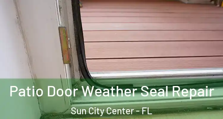  Patio Door Weather Seal Repair Sun City Center - FL