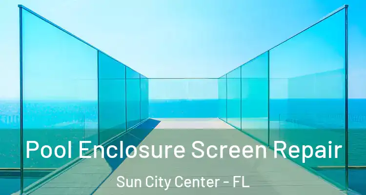  Pool Enclosure Screen Repair Sun City Center - FL
