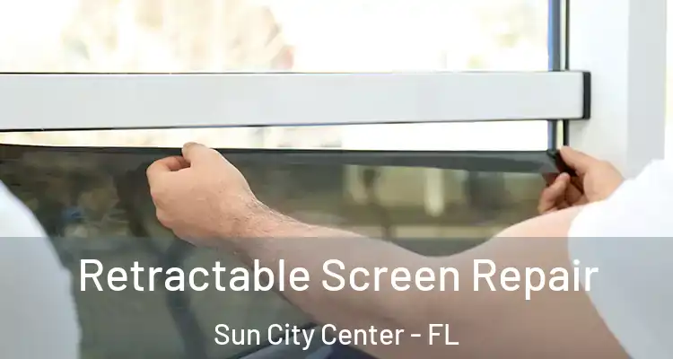 Retractable Screen Repair Sun City Center - FL